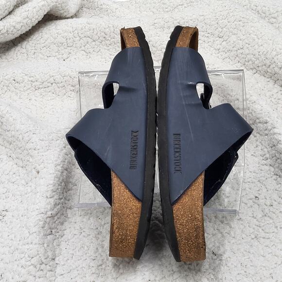 Birkenstock Arizona Birko-flor Blue Womens size 38  US size 7-7.5 - Picture 3 of 8